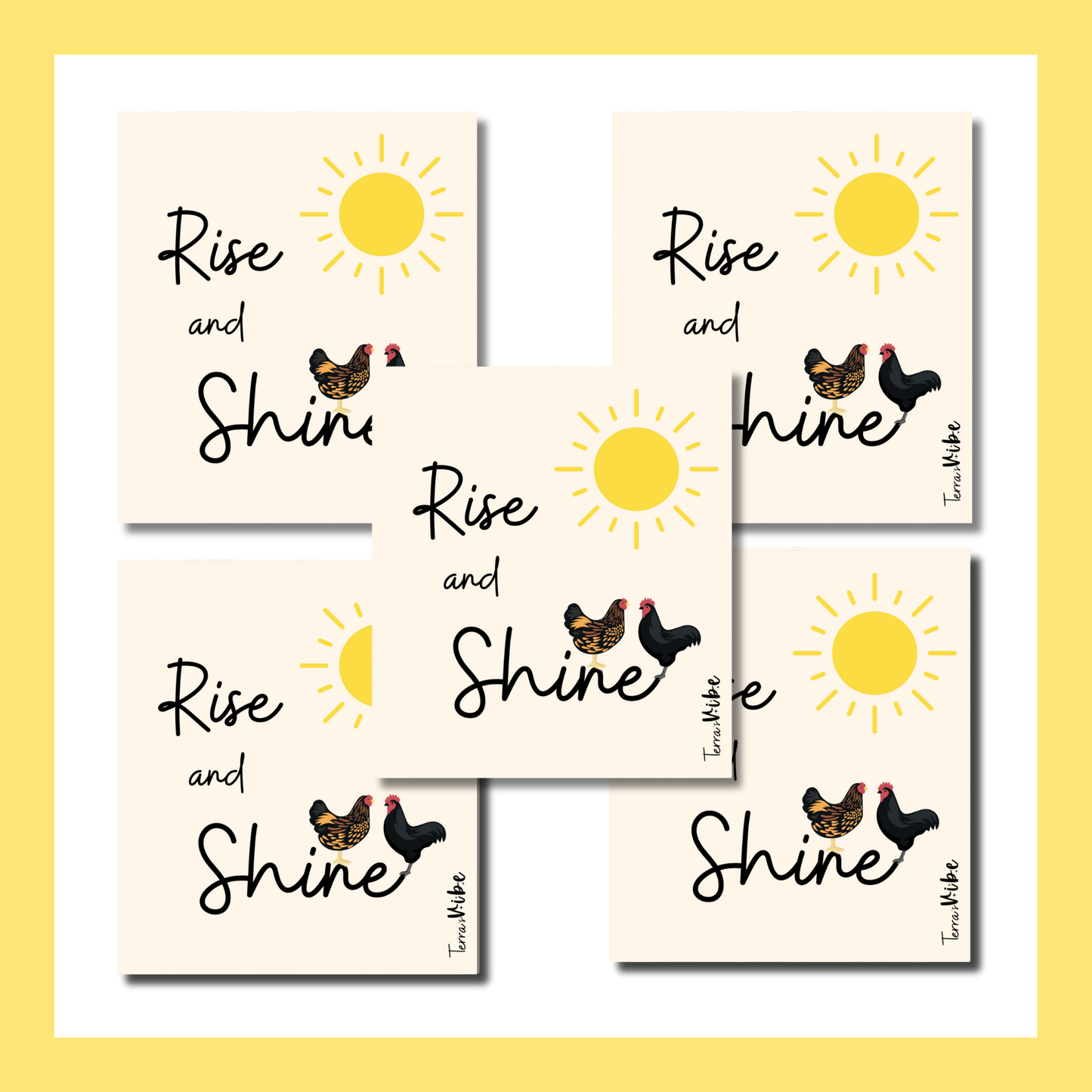 2 x RISE & SHINE