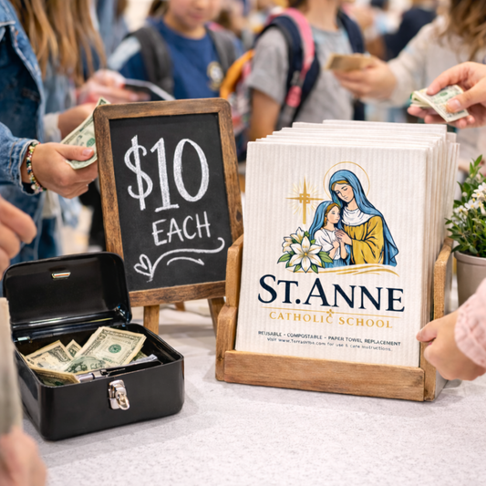 Fundraising Cloths for SCHOOLS and COMMUNITY EVENTS