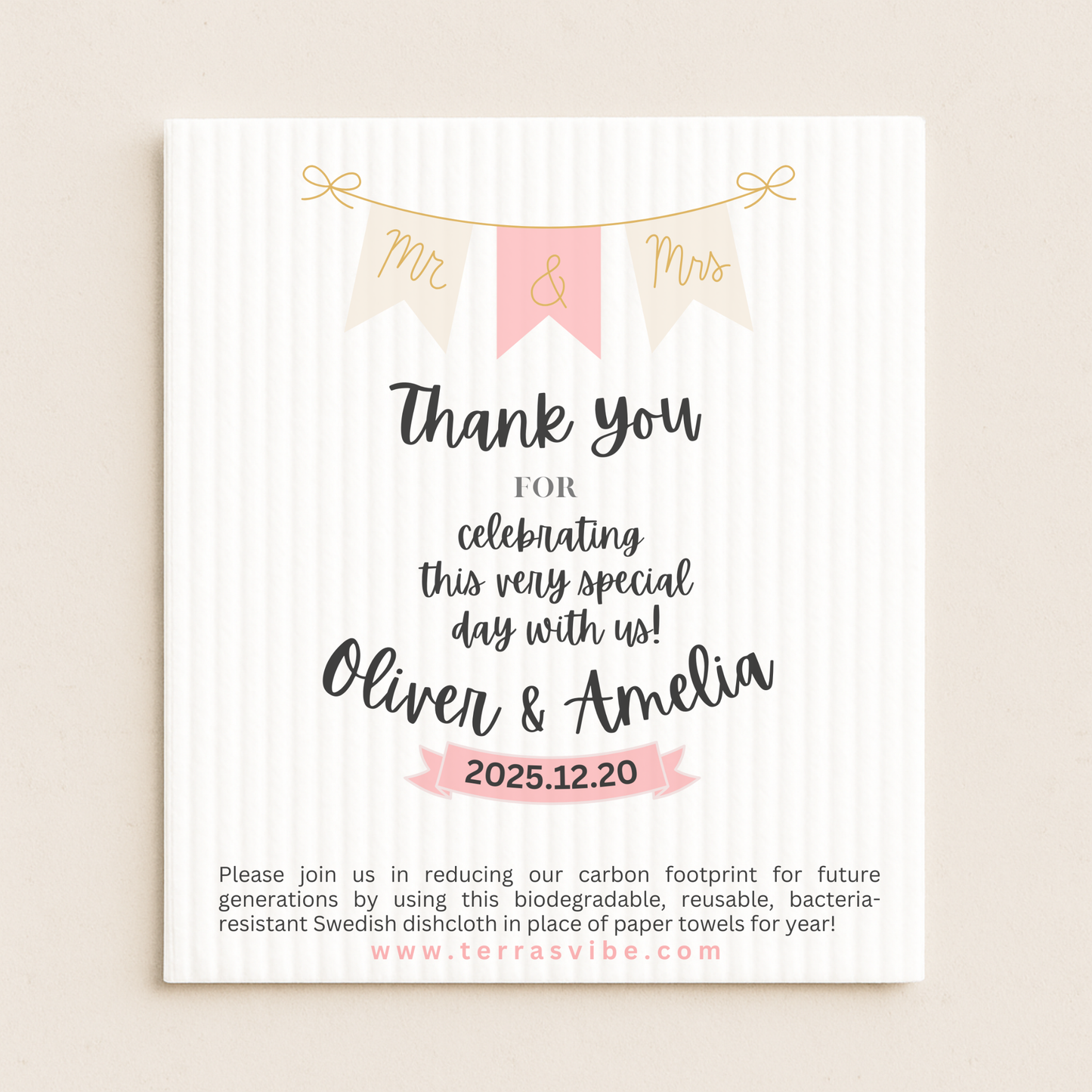 25 x Custom WEDDING GUEST FAVORS - any color