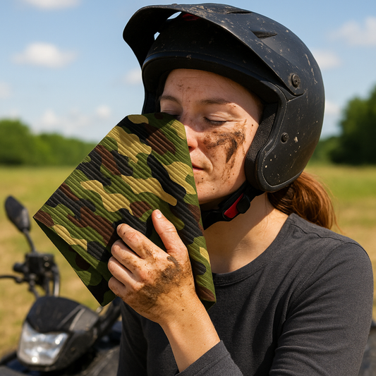 XL CAMOUFLAGE ~ Swedish Cloth 10"x12"